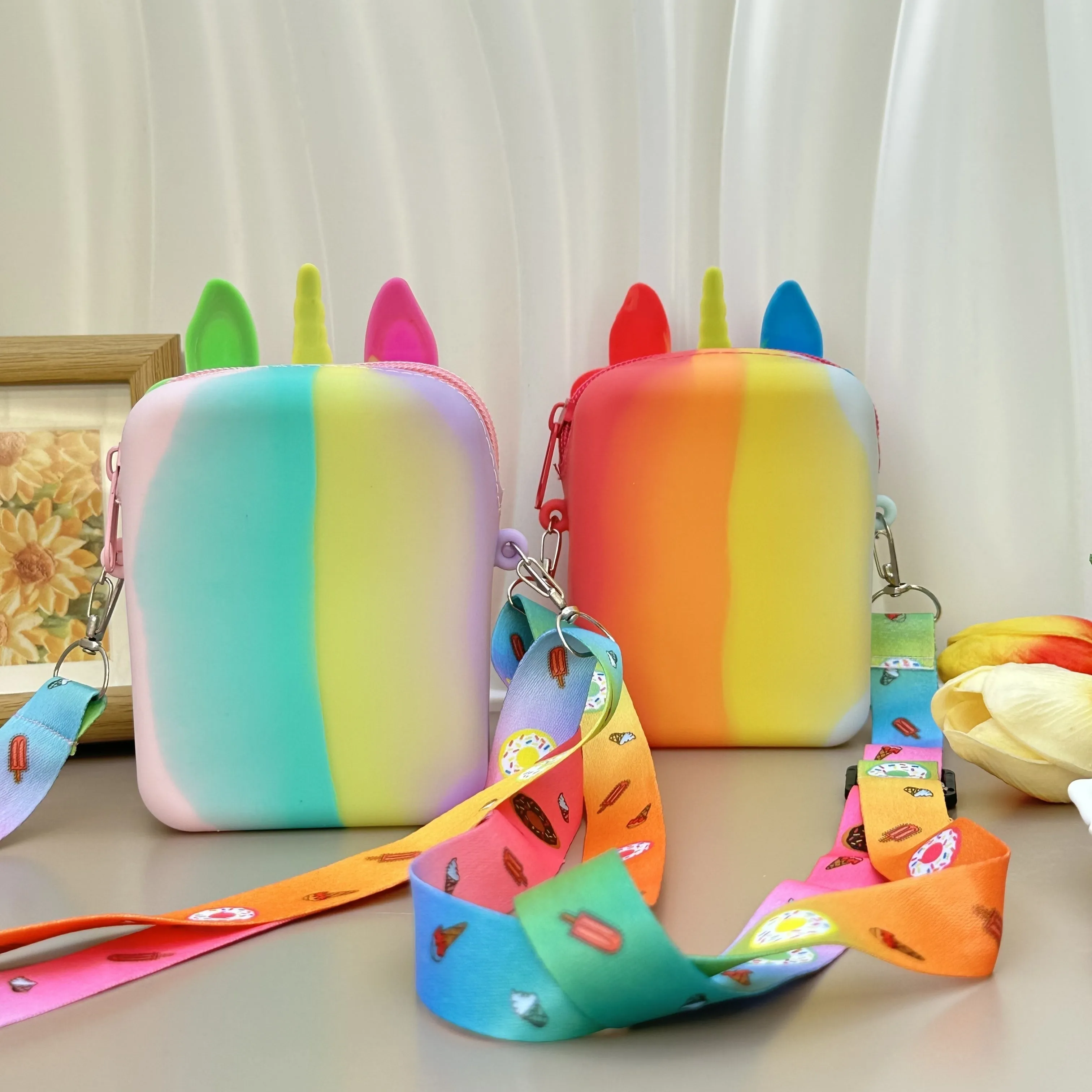 🌟 Magical Unicorn Satchel 🦄💖 - Adorable Coin Purse for Little Dreamers! 🎈 Ideal Gift for Ages 3-6!