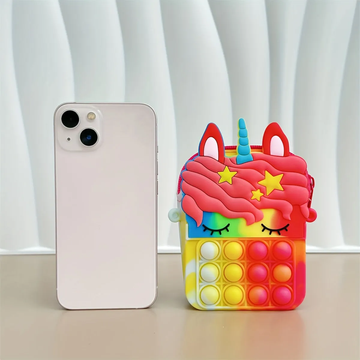🌟 Magical Unicorn Satchel 🦄💖 - Adorable Coin Purse for Little Dreamers! 🎈 Ideal Gift for Ages 3-6!