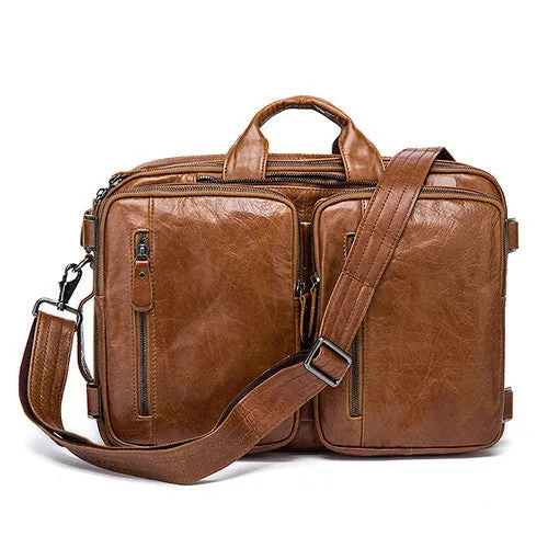 100% Genuine leather men messenger bags business bag laptop men bags men's briefcase tote shoulder laptop men's travel bag 432