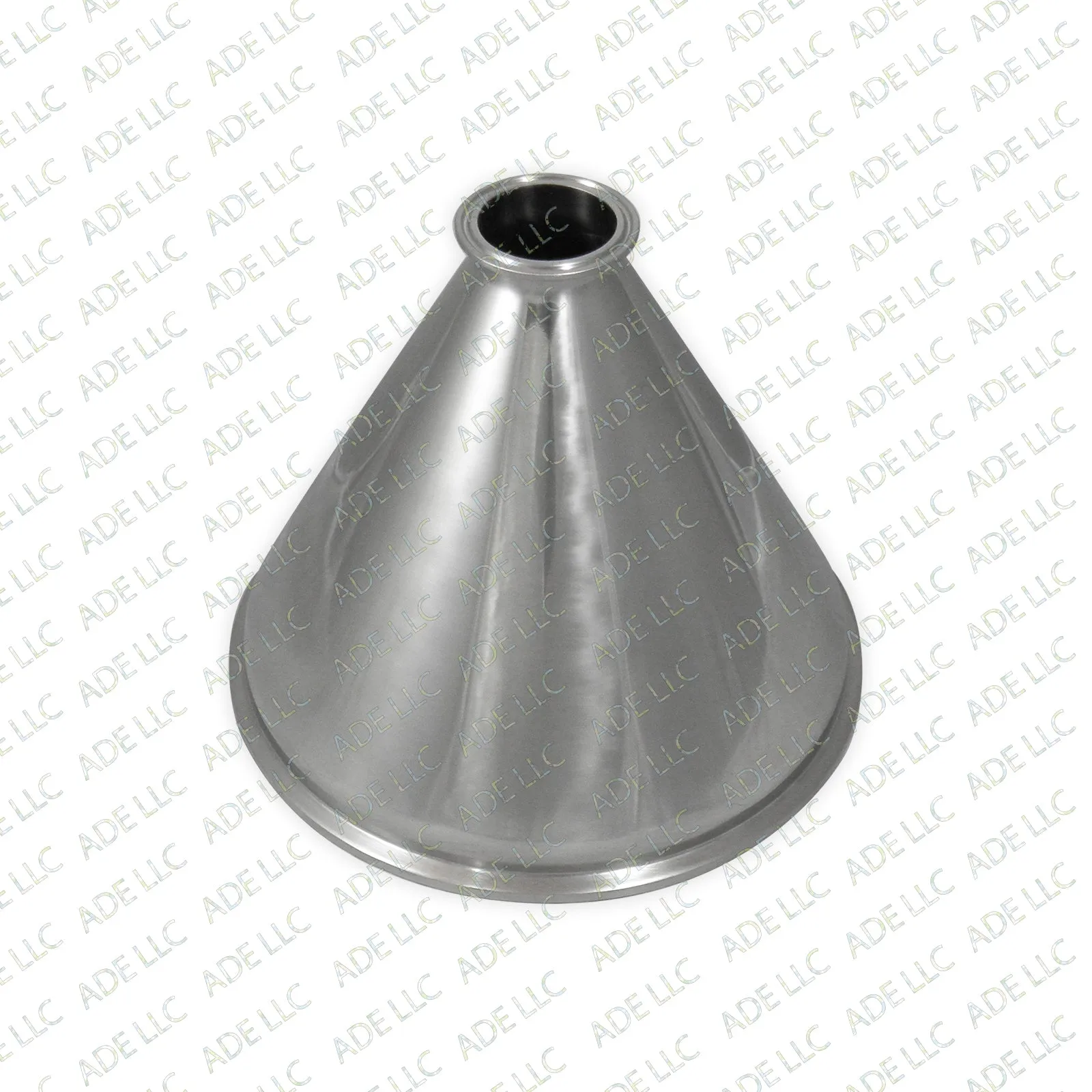 10" x 2" Tri Clamp, Tri Clover, Sanitary, Concentric Reducer, 304 Stainless Steel