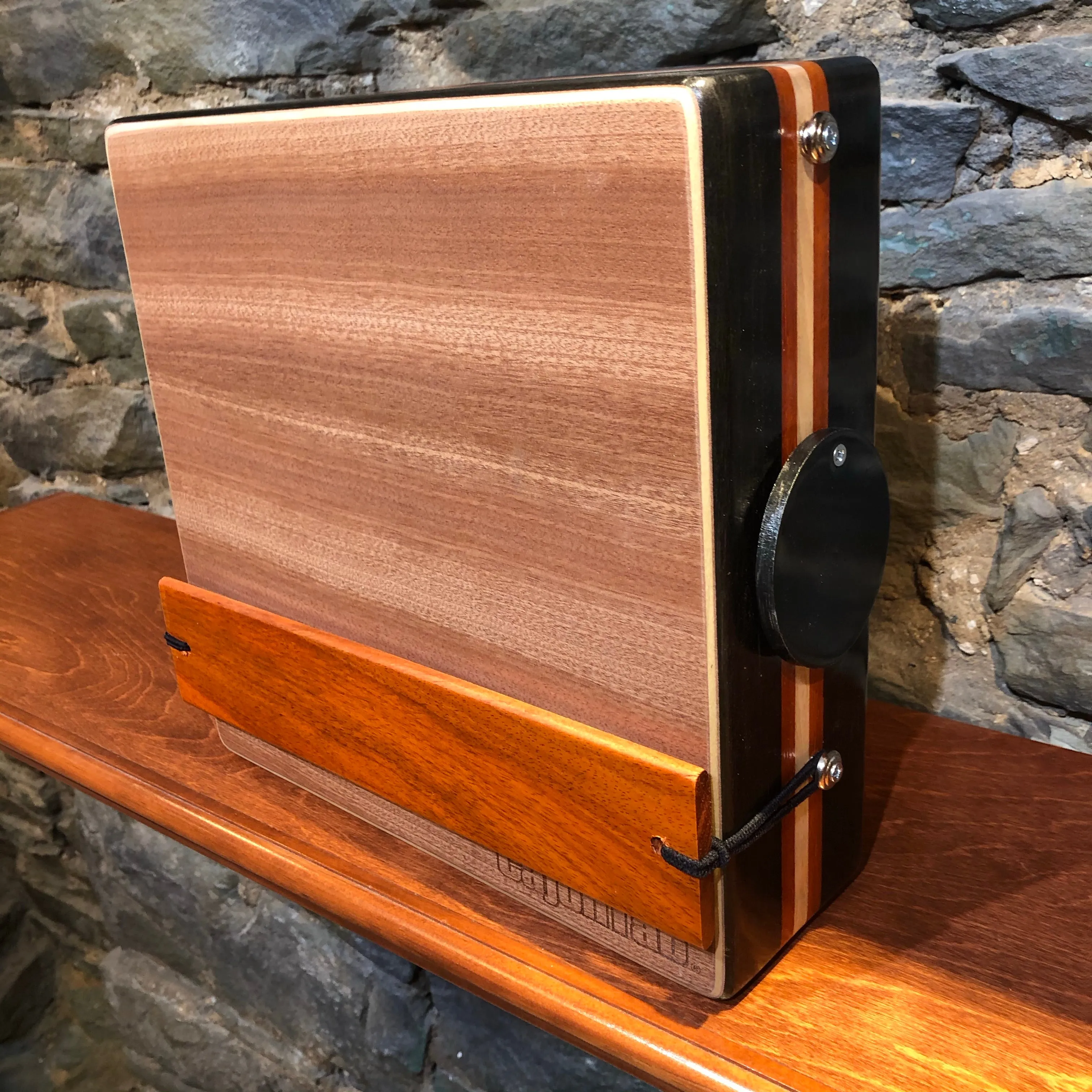 12” Pro Series CajonTab- Ebony (Gaboon), Padauk, Cherry