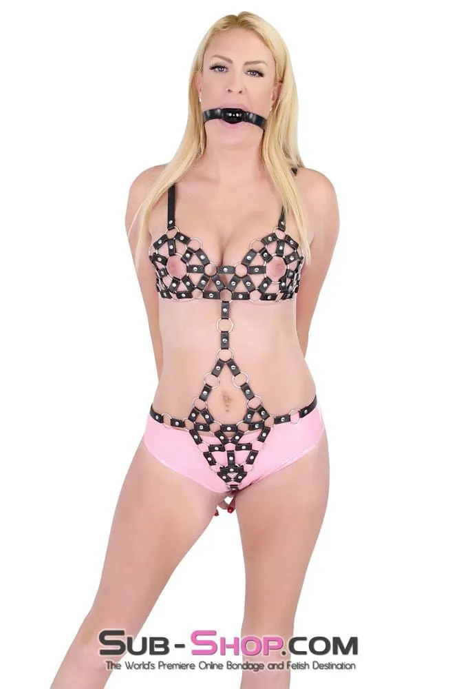 1720DL      Siren Call Leatherette Body Harness - MEGA Deal