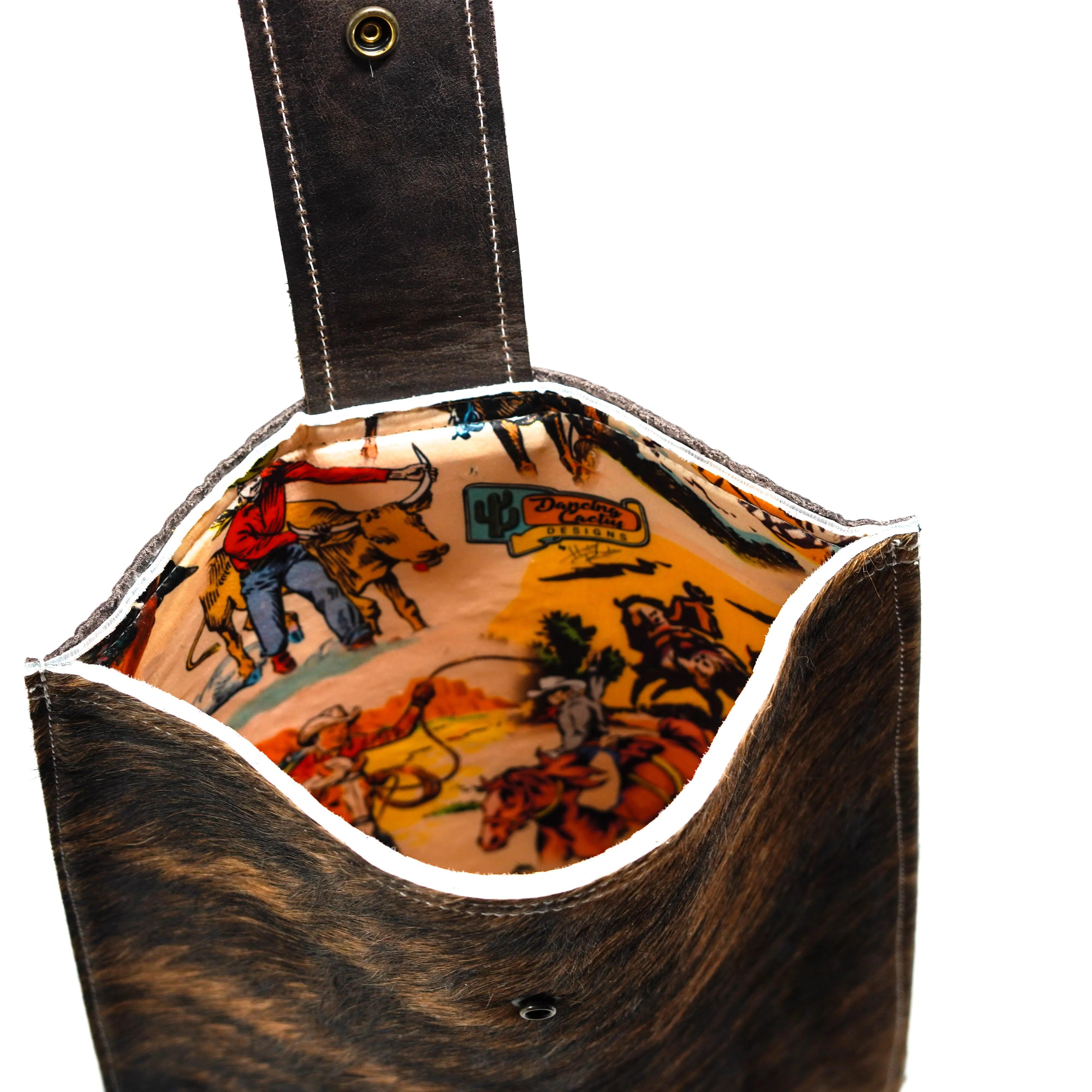 18'' Laptop Sleeve - Two-Tone Brindle w/ Cowboy Tool