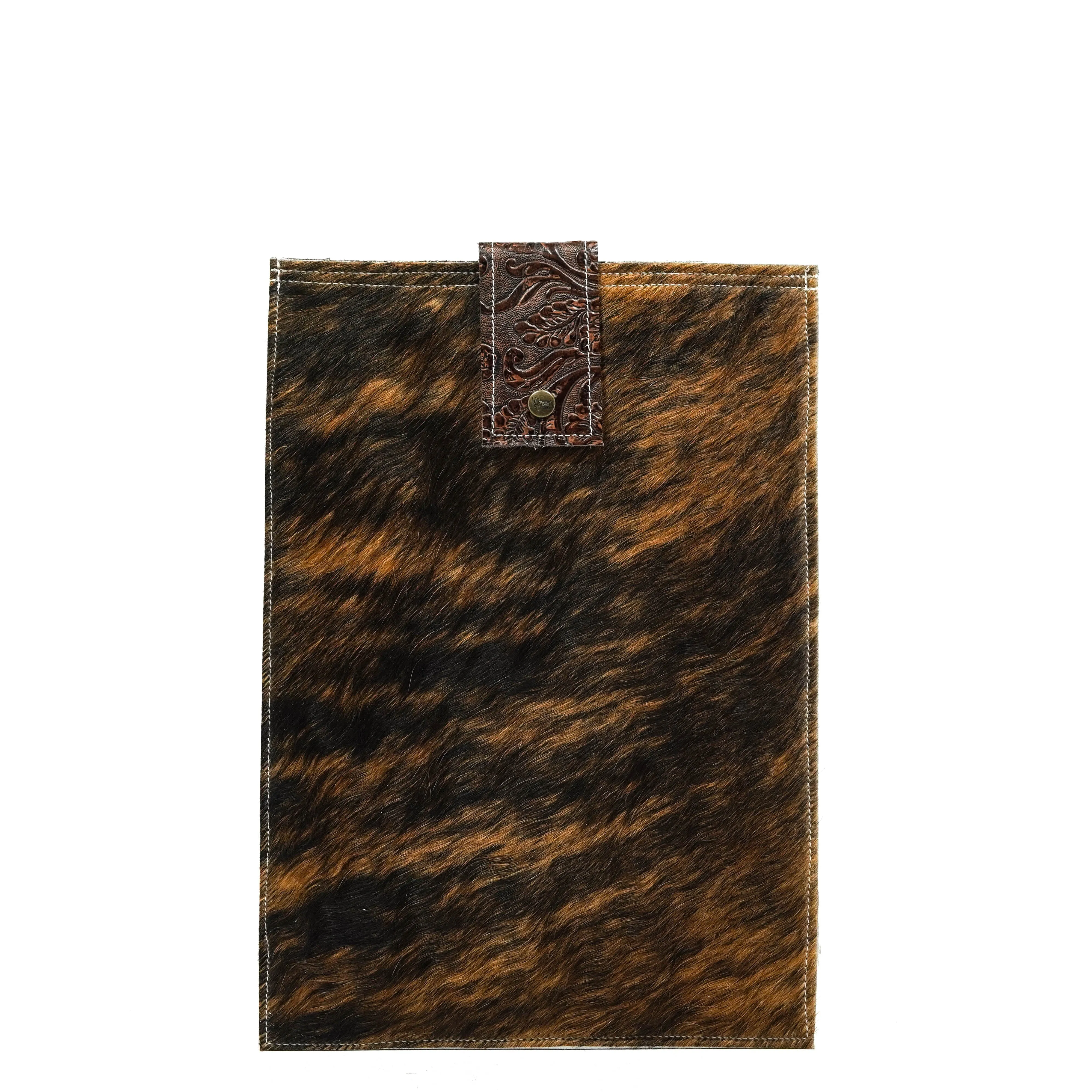 18'' Laptop Sleeve - Two-Tone Brindle w/ Cowboy Tool