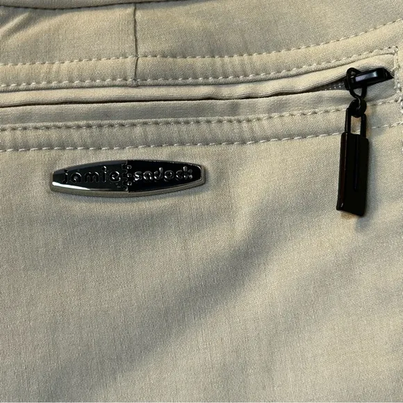 2 Pairs of Jamie Sadock Women’s Golf Shorts Sz 8 Khaki Tan &amp; Black NWOT