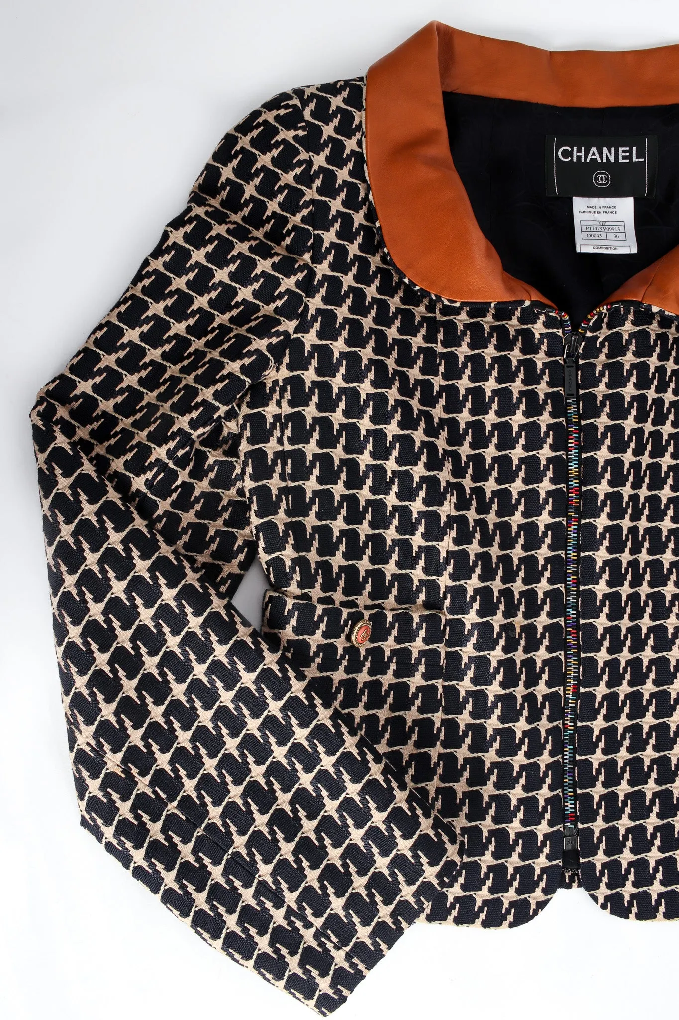 2001 S/S Herringbone Crop Jacket