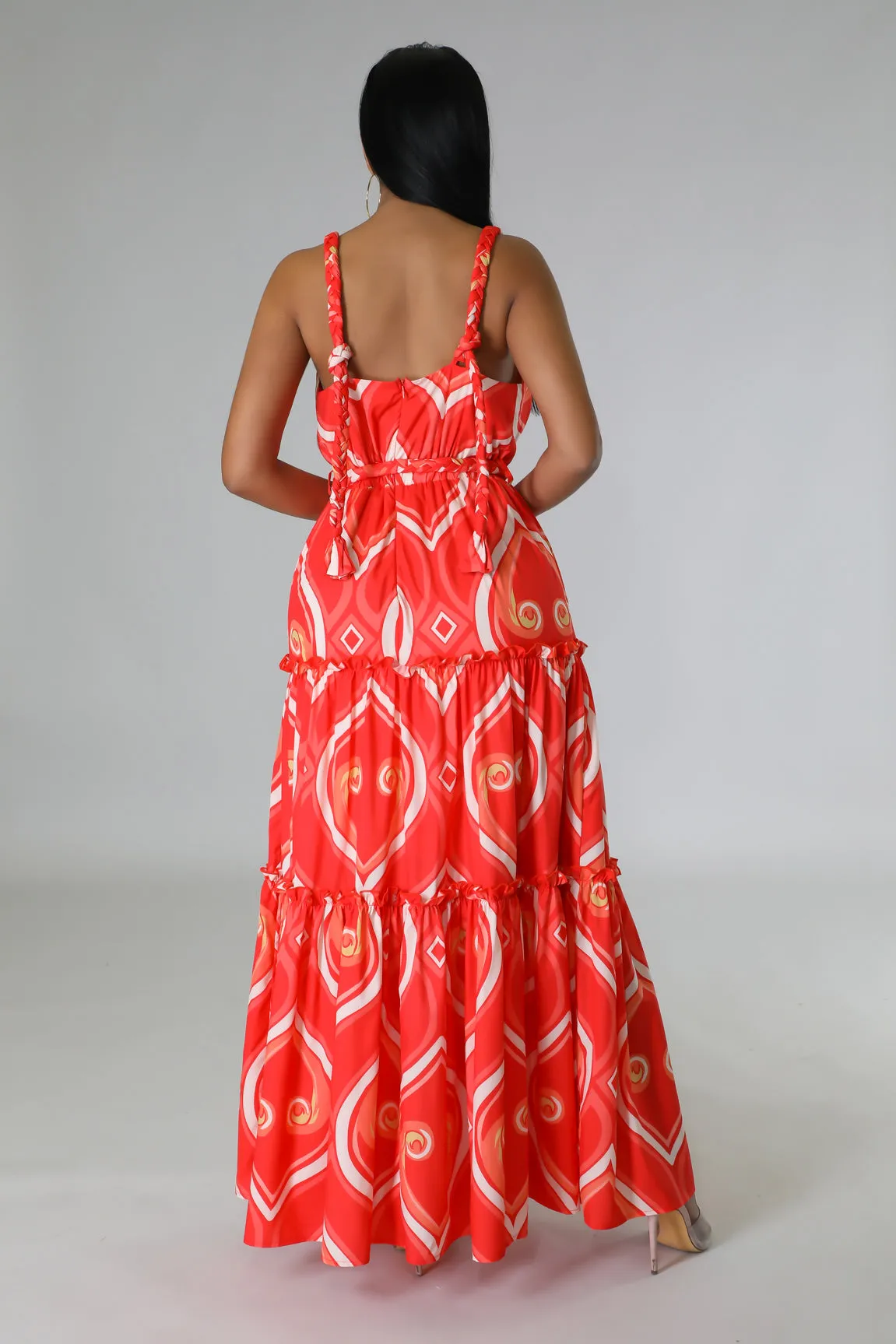 26657P - TWISTED STRAP SHOULDER DRESS (4PC)