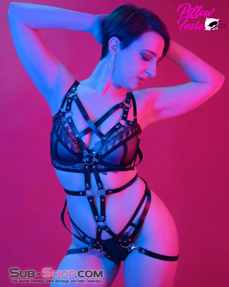 2763DL      Women's Strappy Chest and Body Bondage Harness
