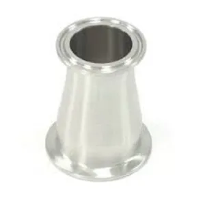 2" to 1.5"  Tri Clamp, Tri Clover, Sanitary, Concentric Reducer, 304 Stainless Steel