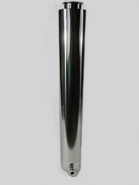 4" x 18" 675 Gram (1.5LB) Jacketed Tri Clamp Dewaxing Column for Essential Oil Extractors
