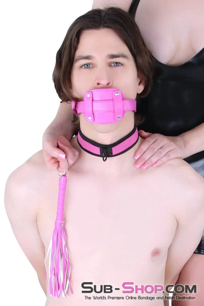 5709RS      Hot Pink Locking Penis Gag - MEGA Deal
