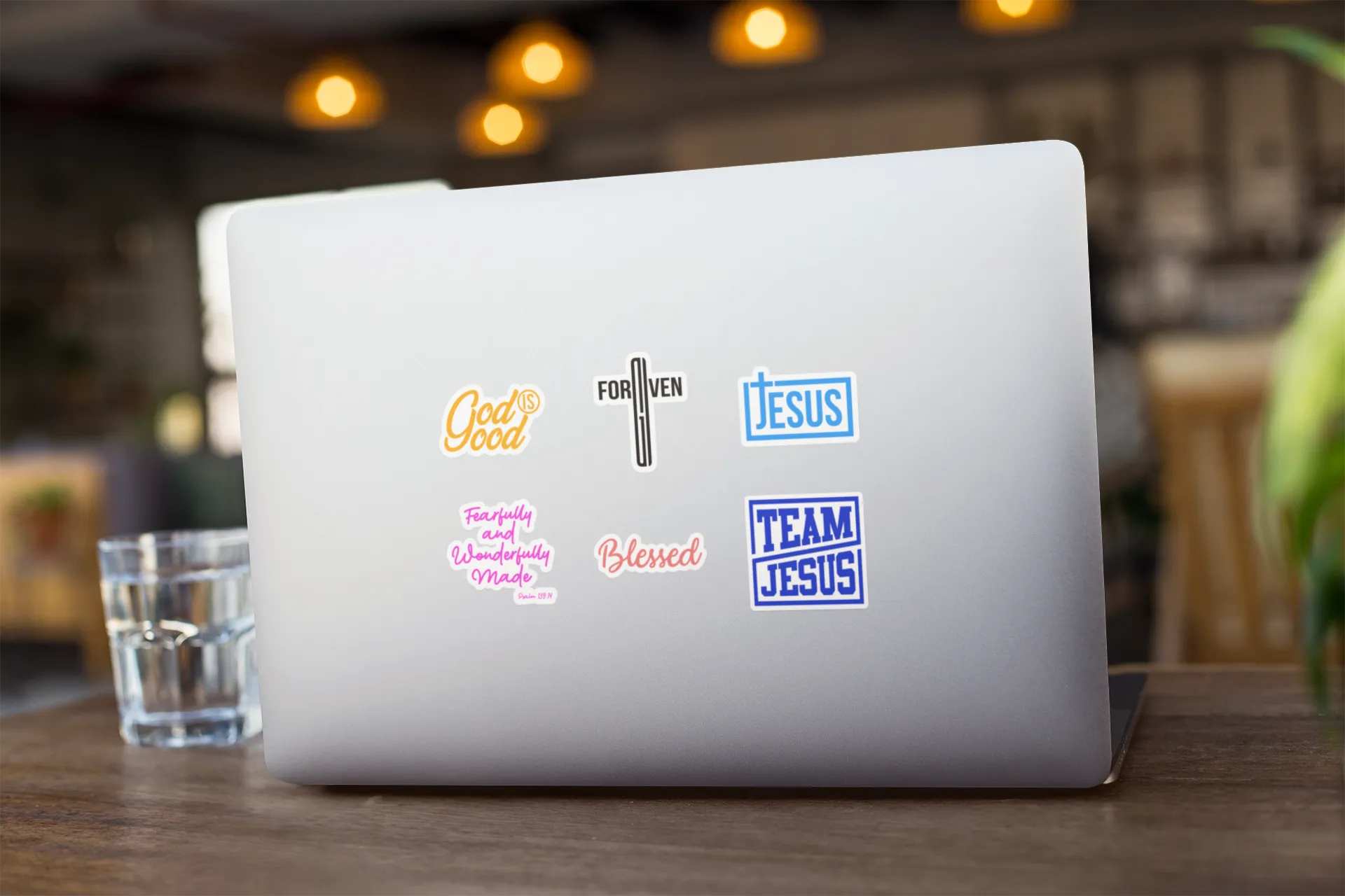 6 Pack Variety Christian Stickers
