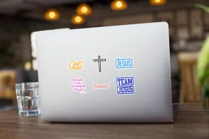 6 Pack Variety Christian Stickers