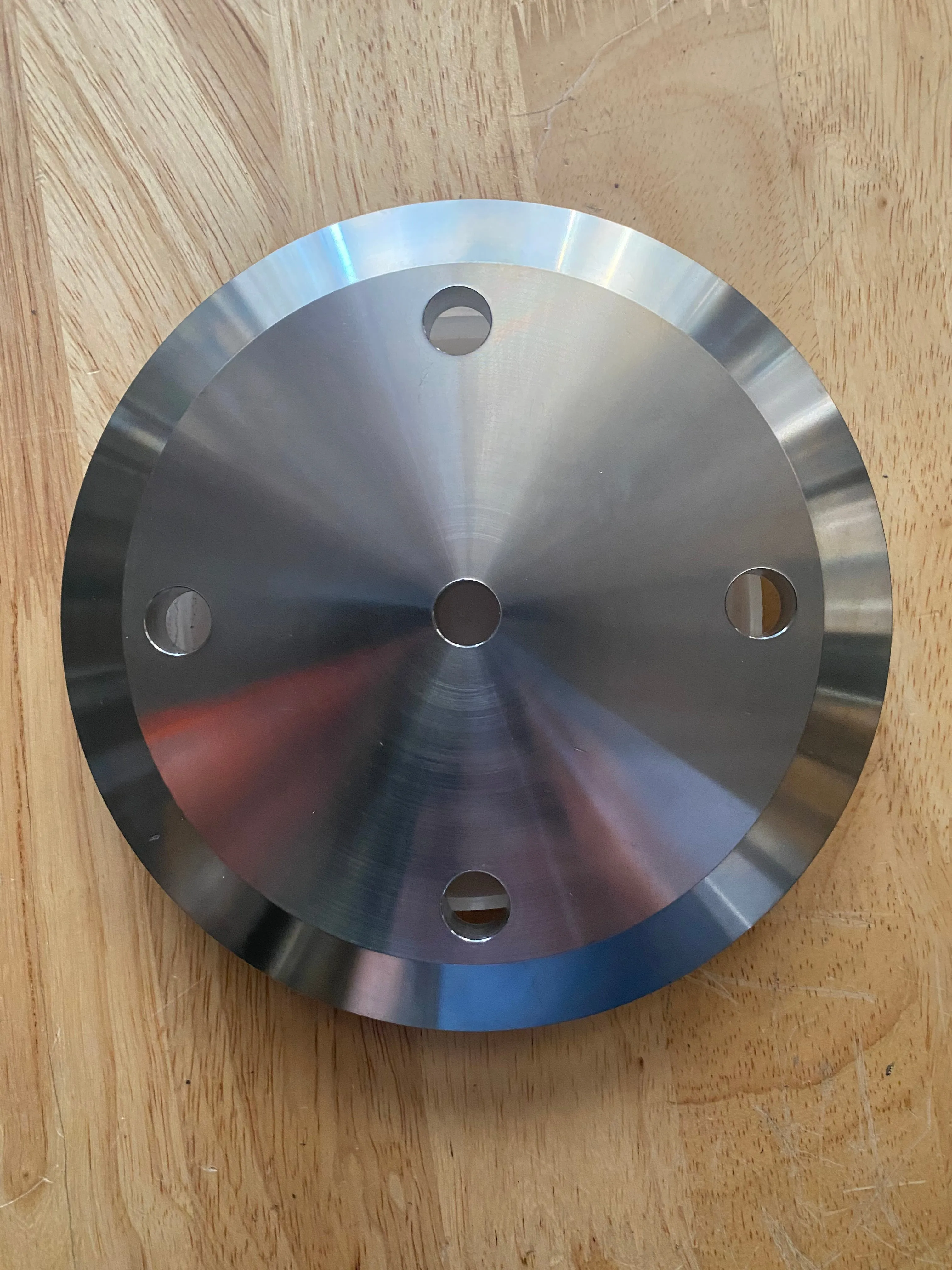 6” tri clamp end cap 5 hole (5 pack)