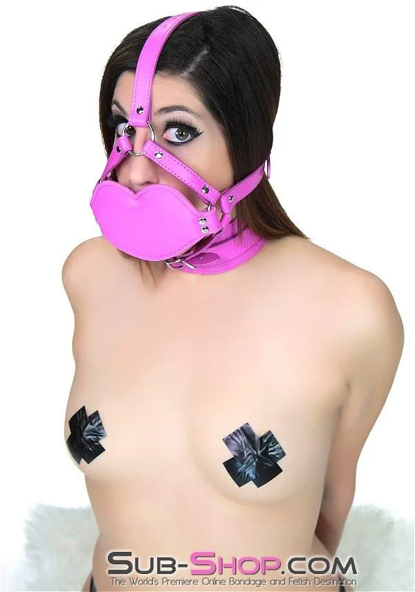 6746RS      Blow Job Trainer Hot Pink Thick Penis Gag Trainer