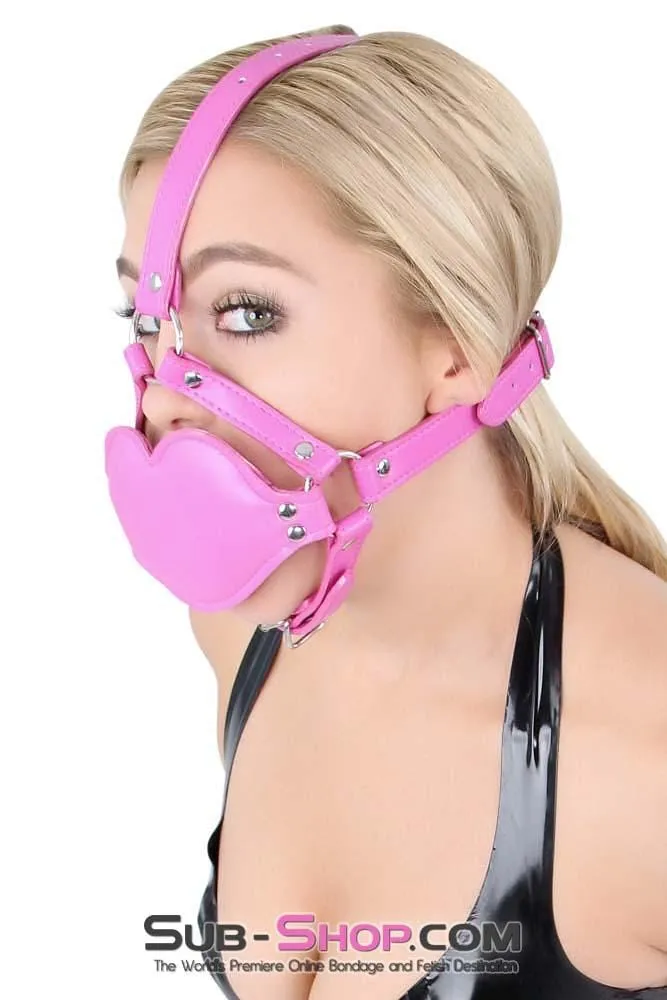 6746RS      Blow Job Trainer Hot Pink Thick Penis Gag Trainer
