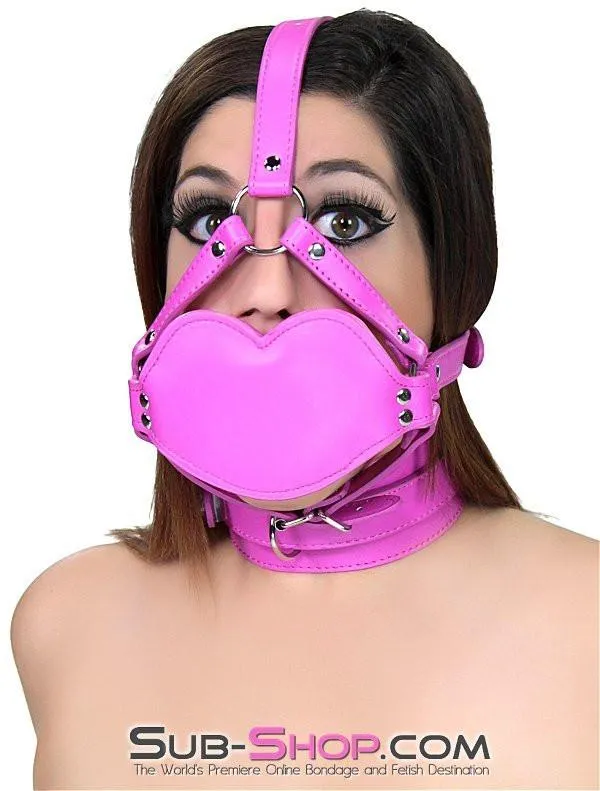 6746RS      Blow Job Trainer Hot Pink Thick Penis Gag Trainer
