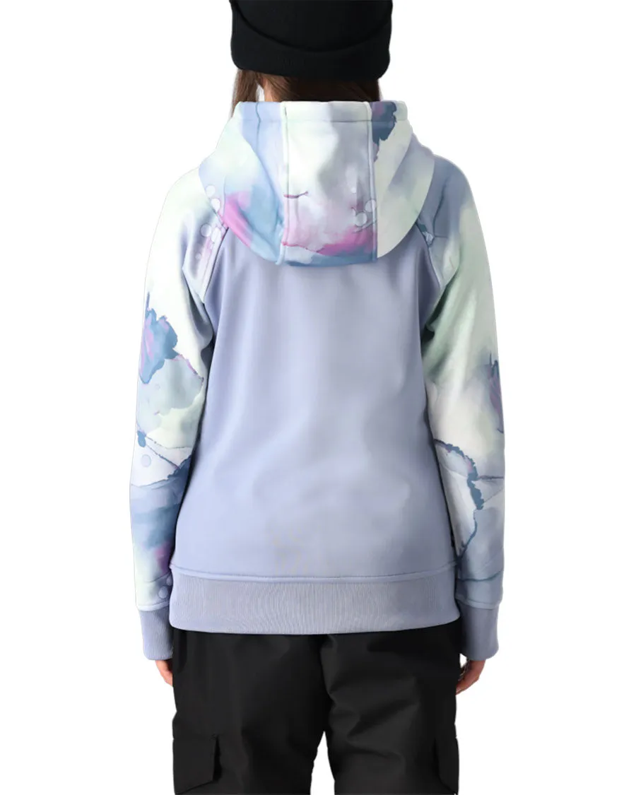 686 Kids' Bonded Fleece Pullover Hoodie Purple Impression 2025