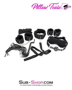 7908DL      8 Piece Black Total Bondage Kit