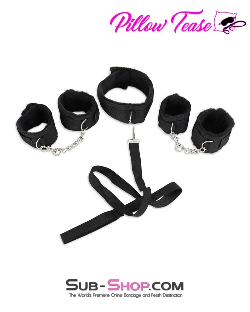 7908DL      8 Piece Black Total Bondage Kit