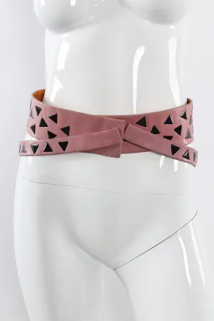80s Geo Studded Waist Belt