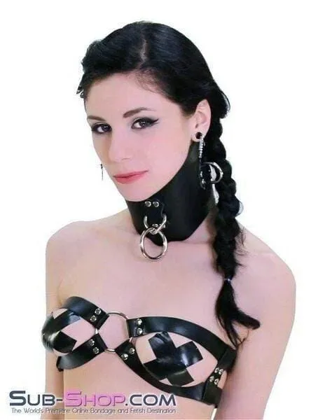 8840HS      Basic Breast Binders Leatherette Bondage Set