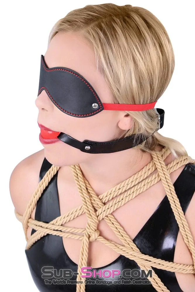 8947DL      <b>BOGO!</b> Bondage Basics Beginner’s Red Rubber Ball Gag