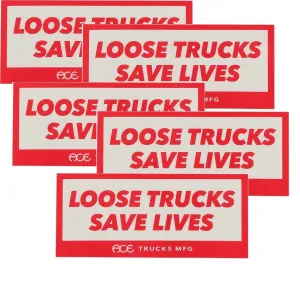 Ace Trucks - Loose Trucks Save Lives Sticker