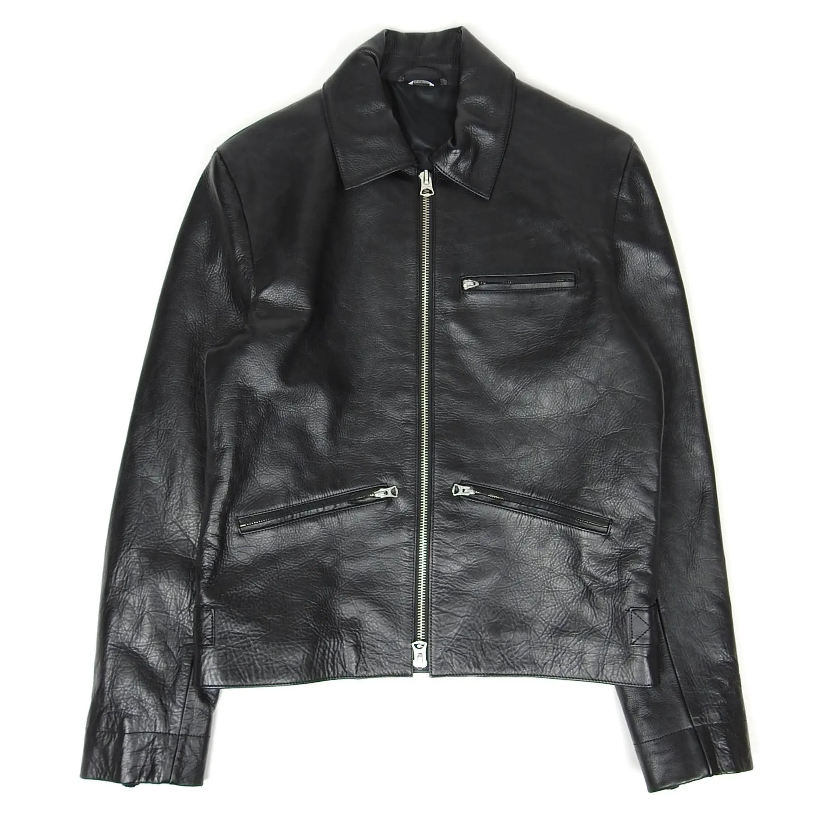 Acne Studios August Light PSS16 Leather Jscket Size 48