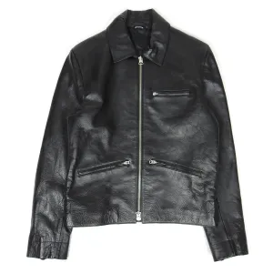Acne Studios August Light PSS16 Leather Jscket Size 48