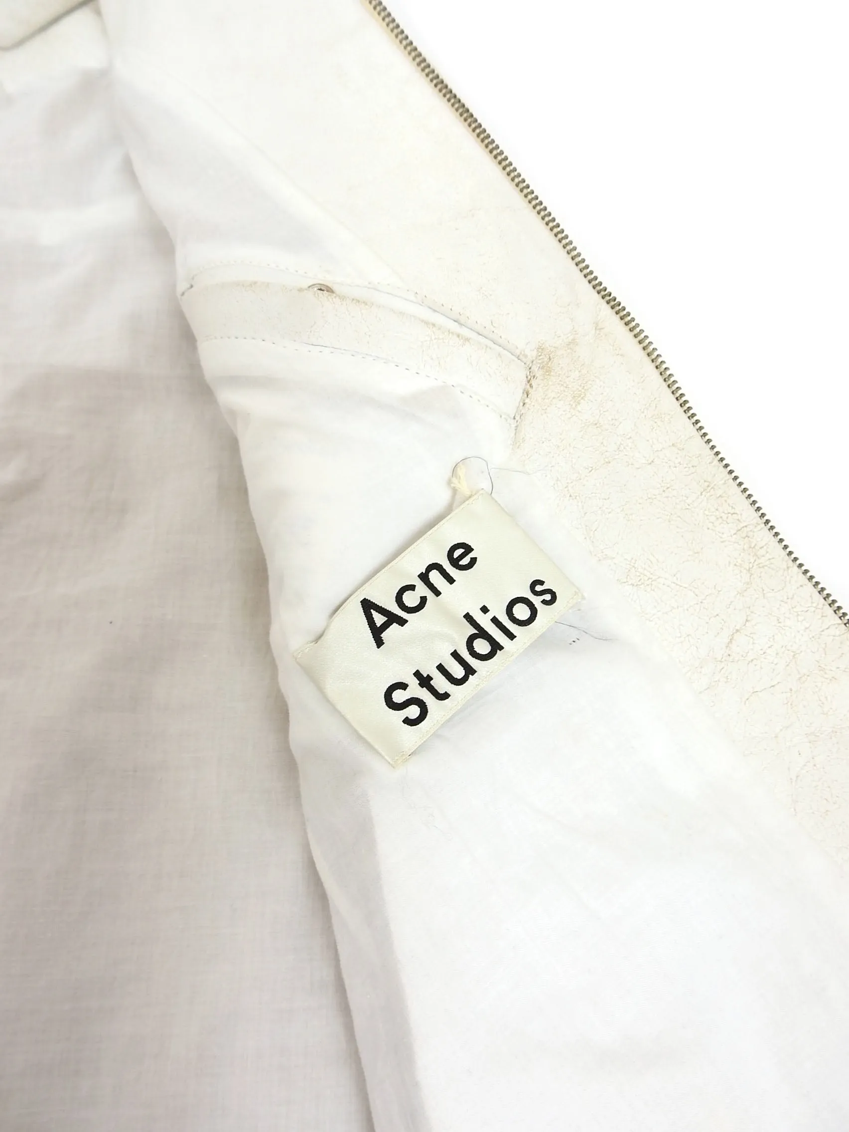 Acne Studios Niklas Leather Jacket Size 50