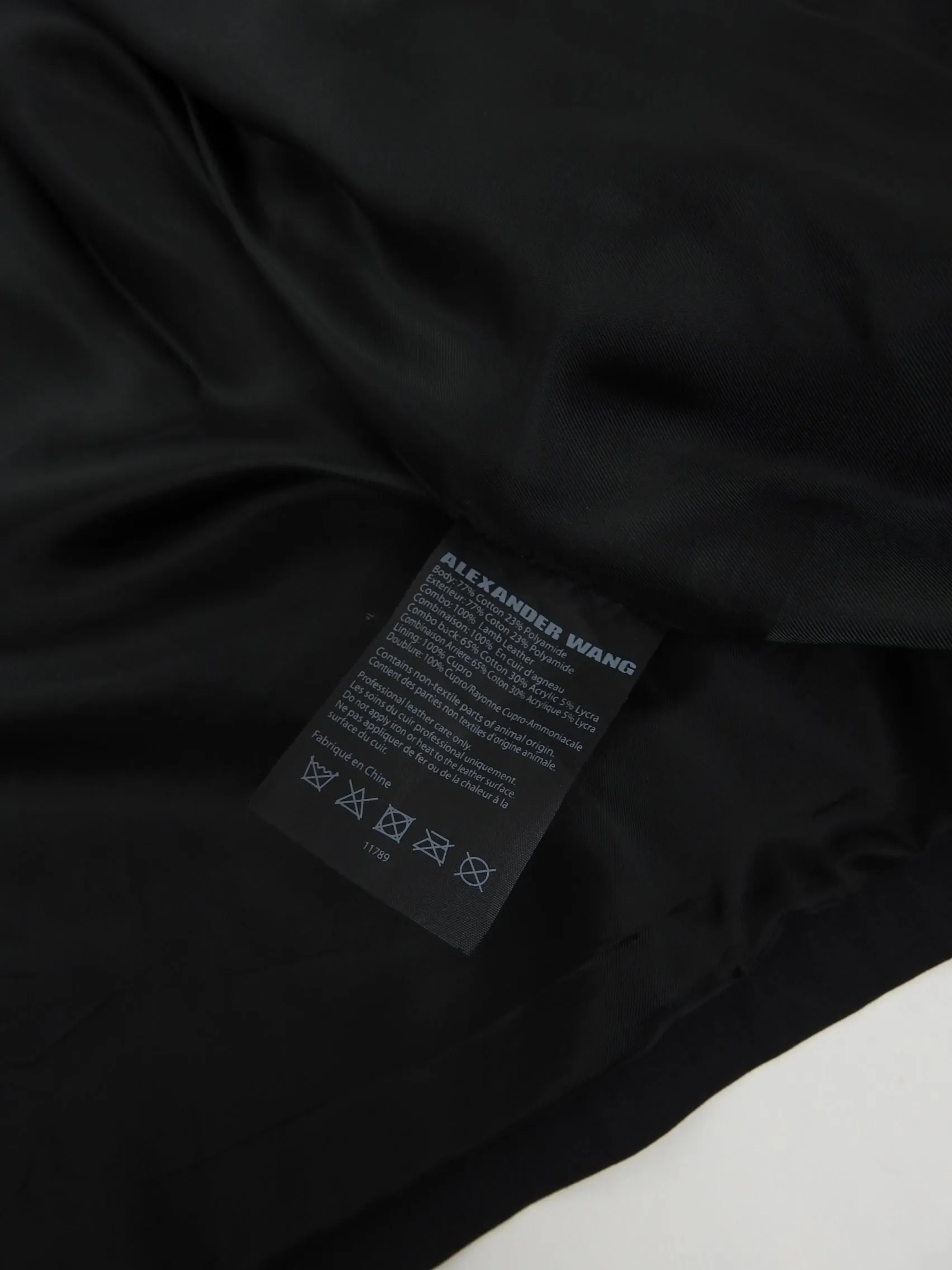 Alexander Wang Black Jacket Size 48