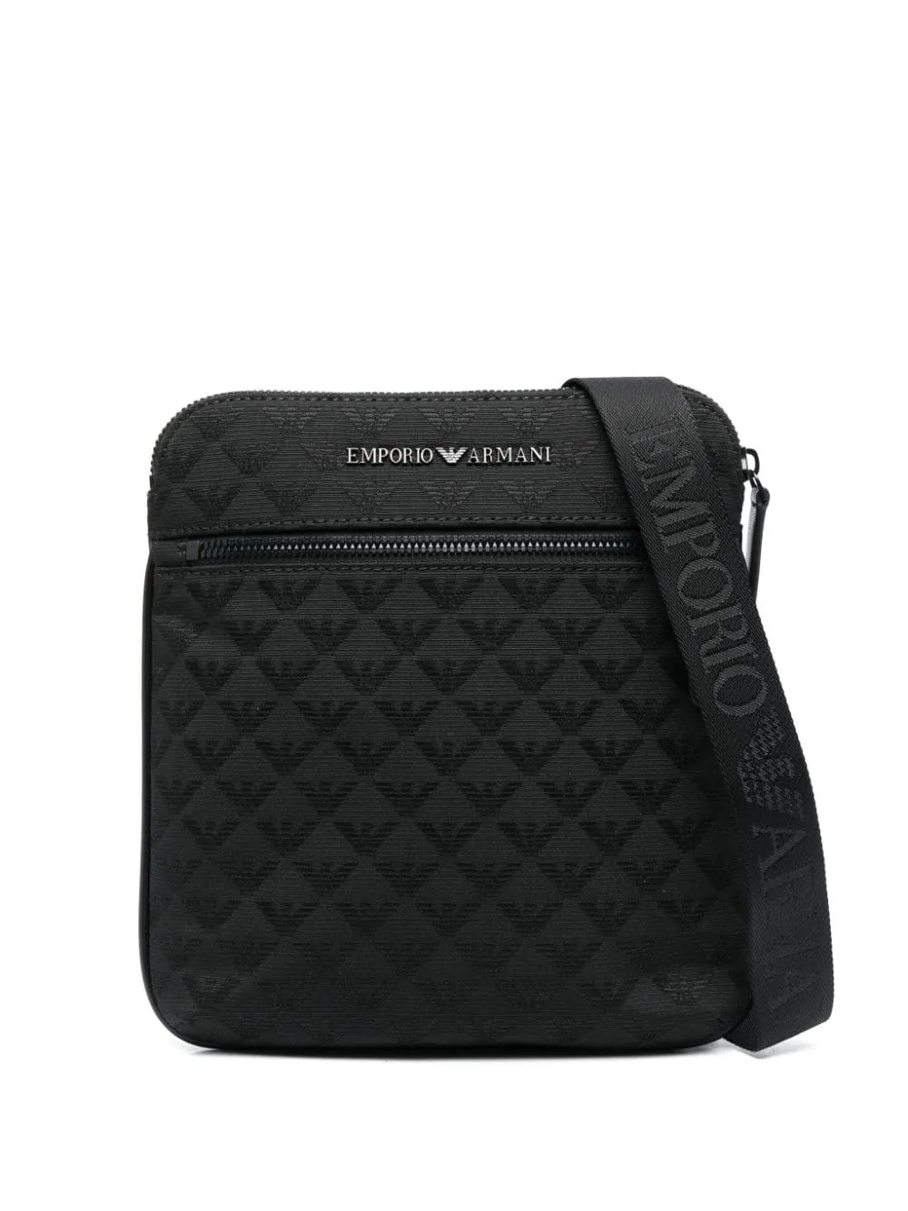 Allover logo crossbody bag