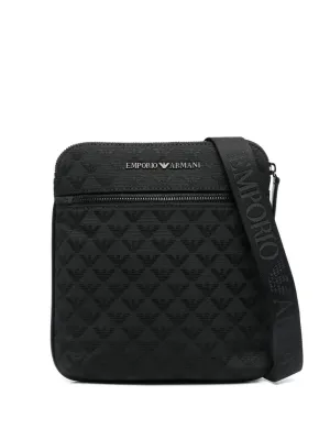 Allover logo crossbody bag