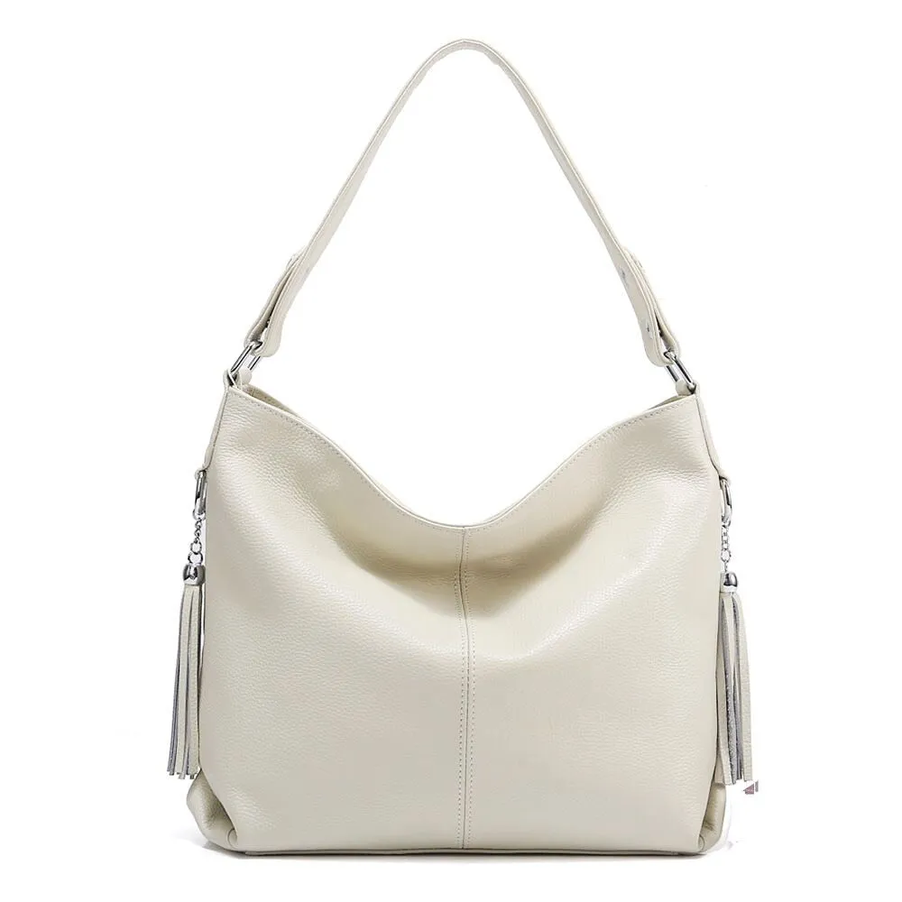 Allure Leather Hobo Bag Shoulder Bag Crossbody Bag for Women - One Size