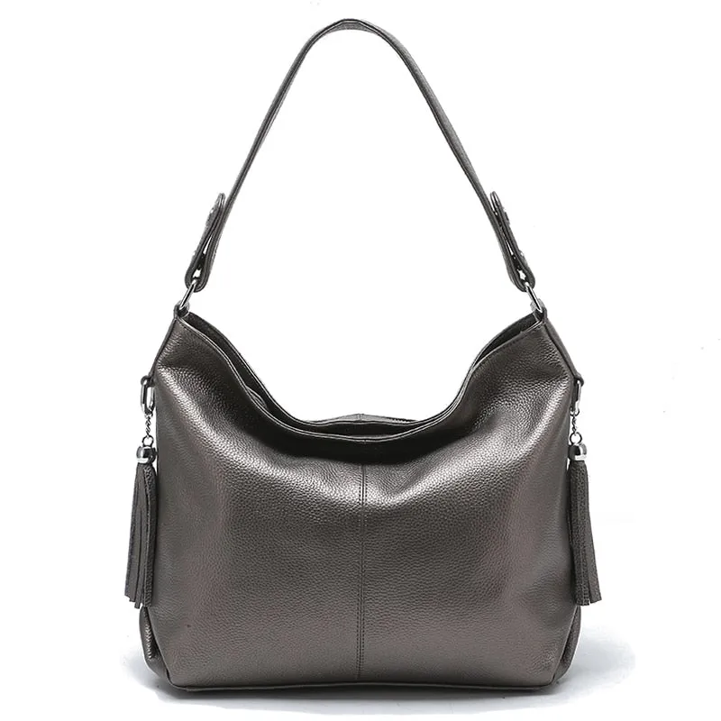 Allure Leather Hobo Bag Shoulder Bag Crossbody Bag for Women - One Size