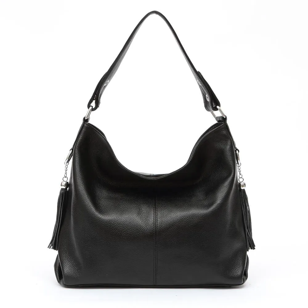 Allure Leather Hobo Bag Shoulder Bag Crossbody Bag for Women - One Size