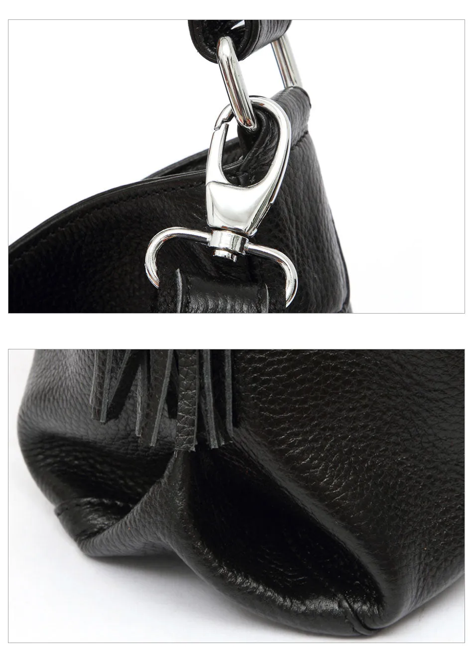 Allure Leather Hobo Bag Shoulder Bag Crossbody Bag for Women - One Size