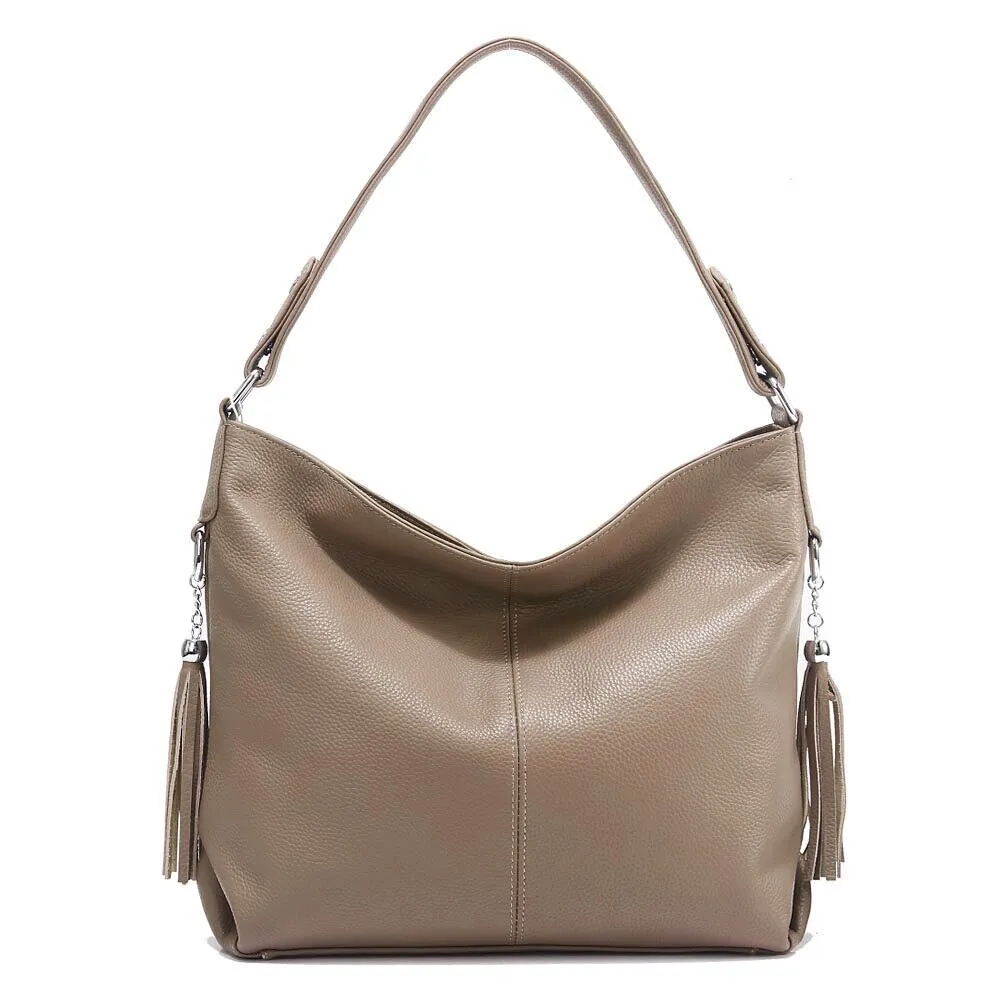 Allure Leather Hobo Bag Shoulder Bag Crossbody Bag for Women - One Size