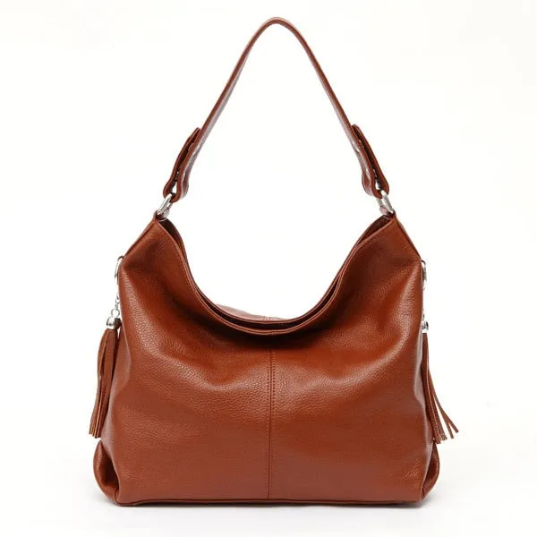 Allure Leather Hobo Bag Shoulder Bag Crossbody Bag for Women - One Size