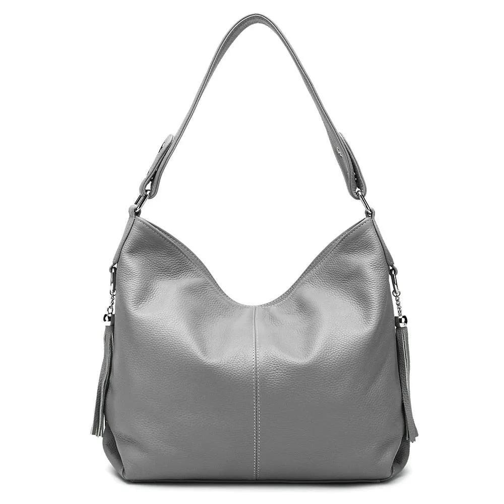 Allure Leather Hobo Bag Shoulder Bag Crossbody Bag for Women - One Size