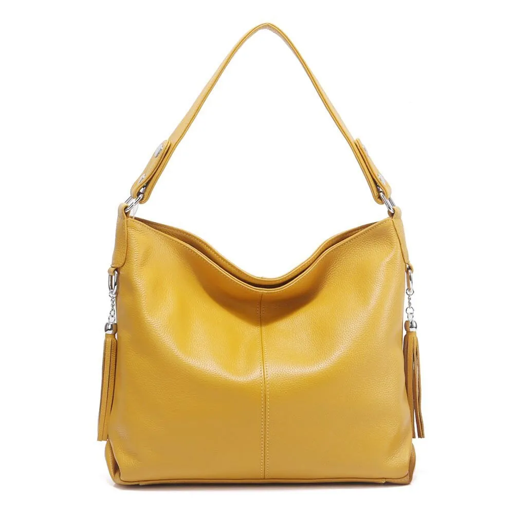 Allure Leather Hobo Bag Shoulder Bag Crossbody Bag for Women - One Size