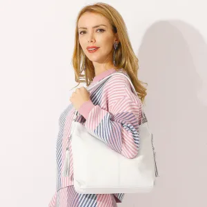 Allure Leather Hobo Bag Shoulder Bag Crossbody Bag for Women - One Size