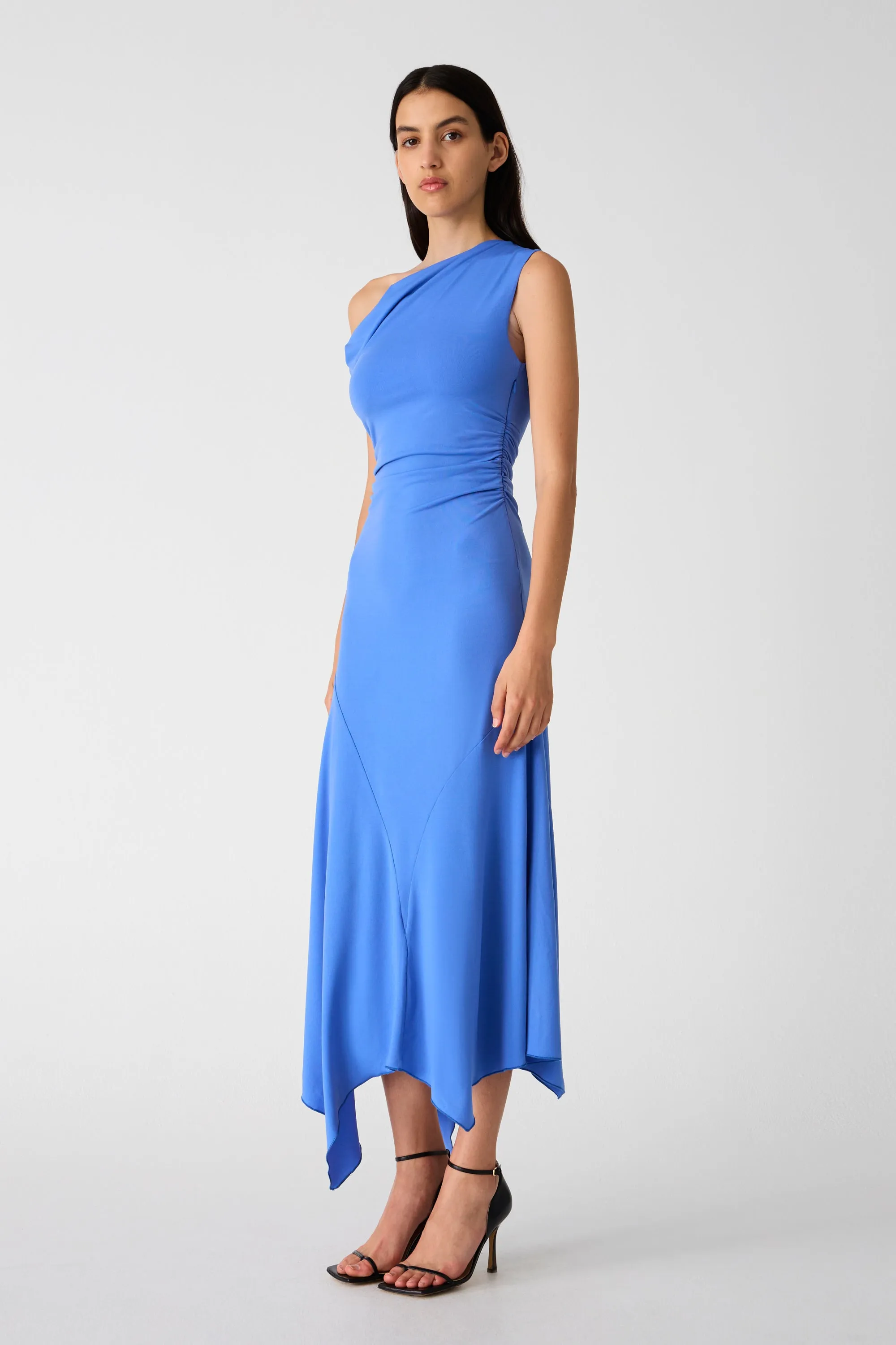 ALMA MATTE JERSEY MIDI DRESS
