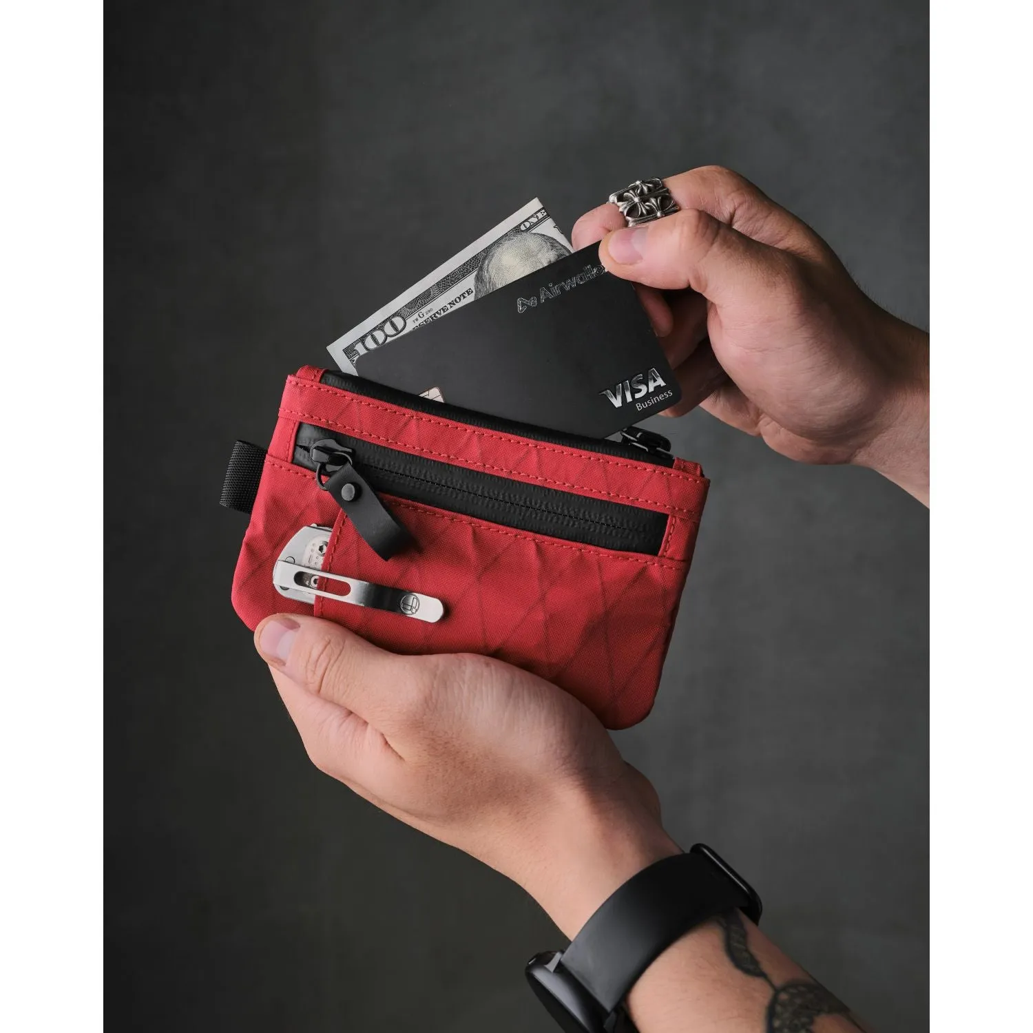 ALPAKA Zip Cardholder X-Pac