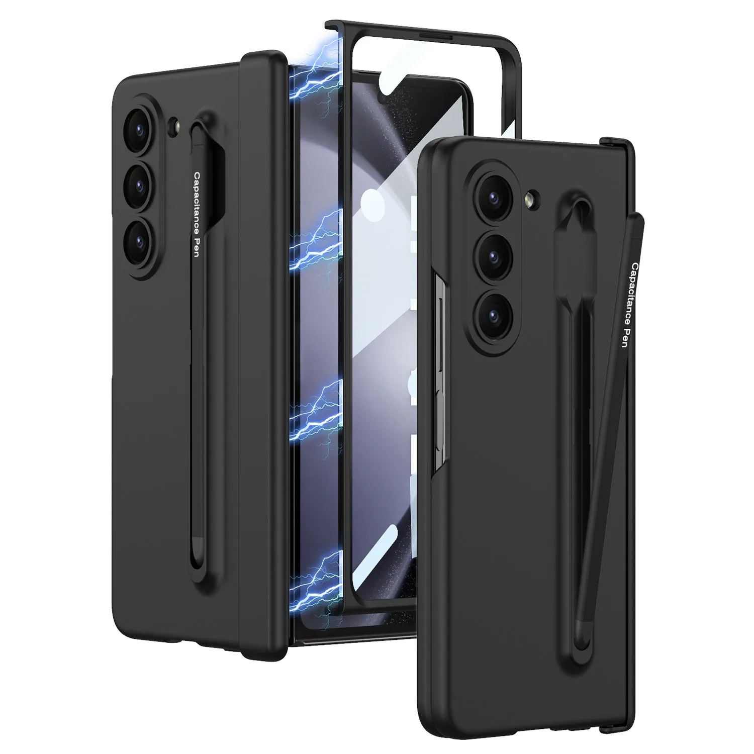 Anti-fall Protective  Case With Pen and Film For  Galaxy Z Fold5 Fold4