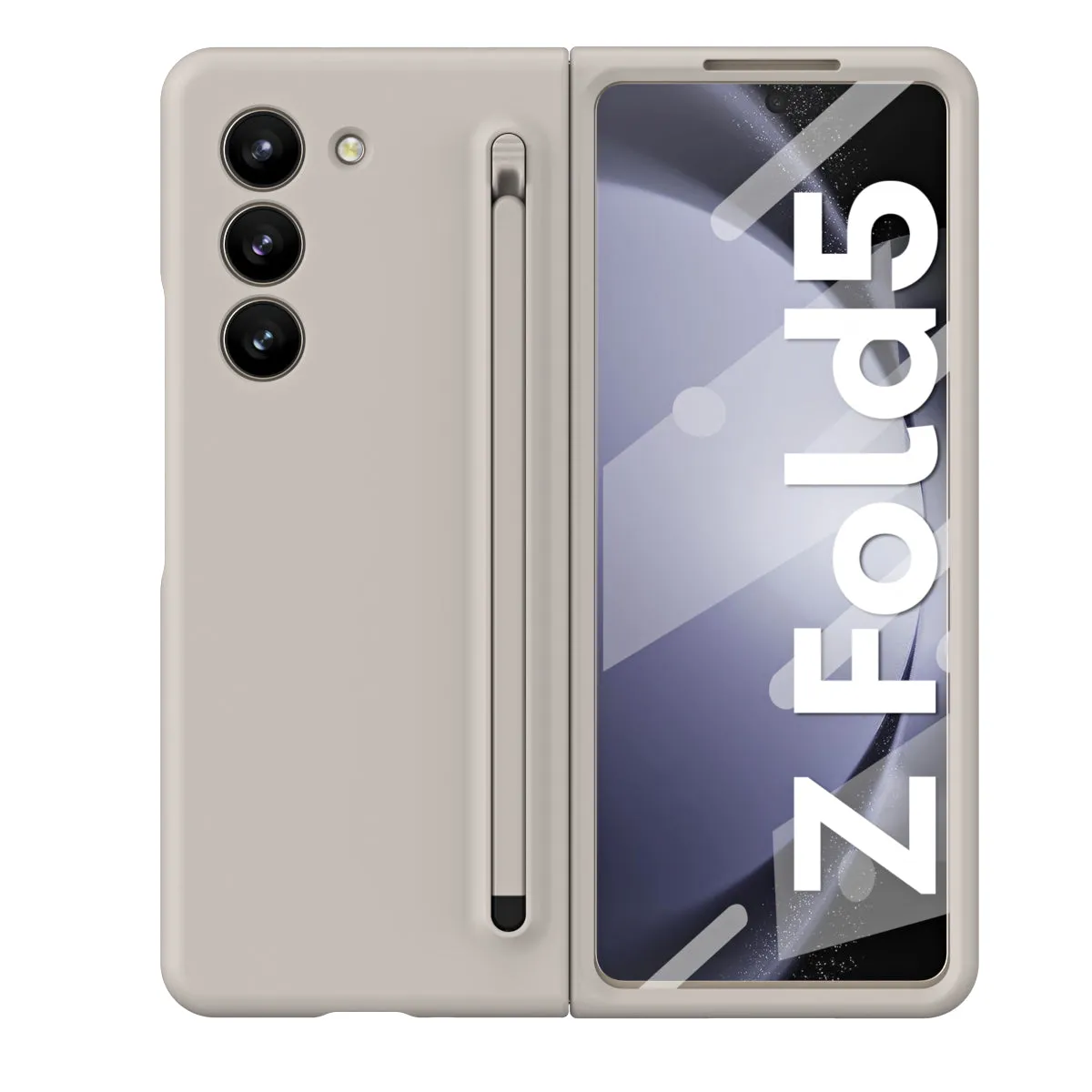 Anti-fall Protective  Case With Pen and Film For  Galaxy Z Fold5 Fold4