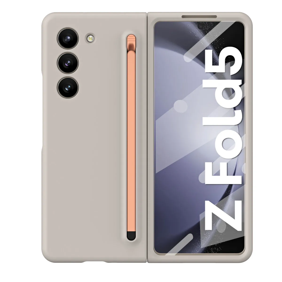 Anti-fall Protective  Case With Pen and Film For  Galaxy Z Fold5 Fold4