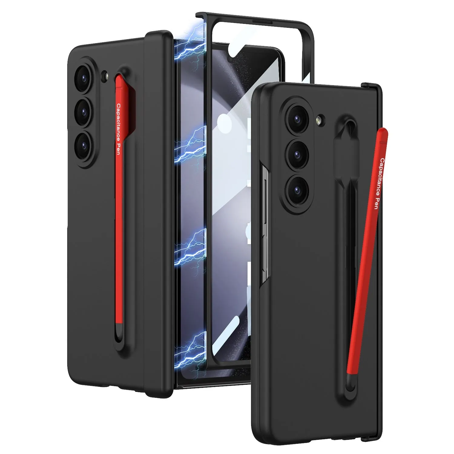 Anti-fall Protective  Case With Pen and Film For  Galaxy Z Fold5 Fold4