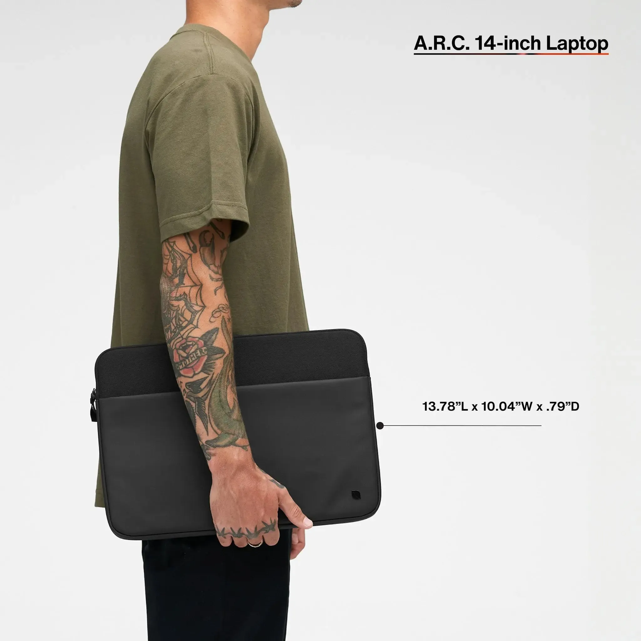 A.R.C. Sleeve With ReSpun 100% Recycled Polyester for 14-inch Laptop